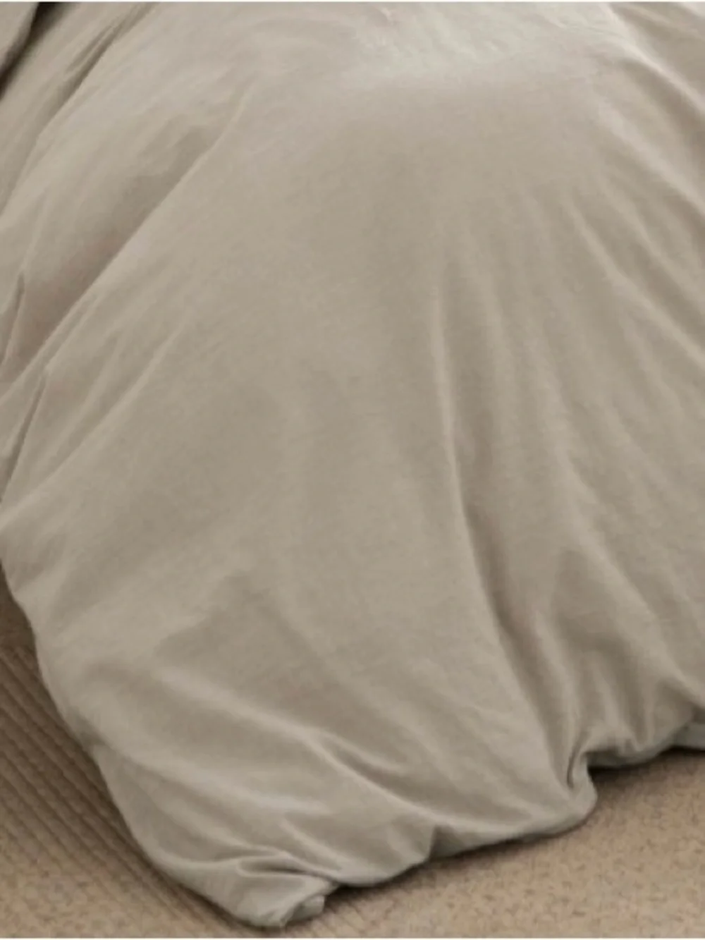 Bedsure ‘Purewoven’ TWIN SIZE Comforter 100% Pre-Washed Cotton - LINEN